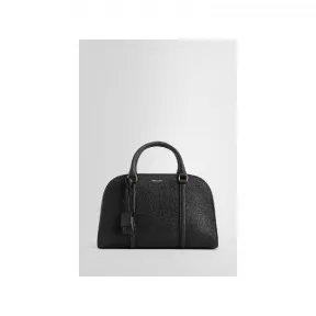 伊夫圣罗兰/Yves Saint laurent 黑色 粒面皮革logo行李包 655008DTI0W1000