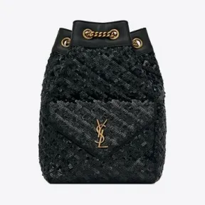 伊夫圣罗兰/Yves Saint laurent 缎面和羊皮革双肩包 672609FYTZ71000