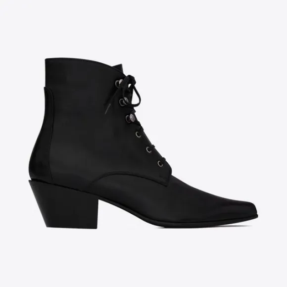 伊夫圣罗兰/Yves Saint laurent susan粒面皮靴 6761580ZZ001000