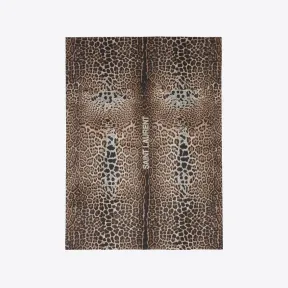 伊夫圣罗兰/Yves Saint laurent 豹纹提花盖毯 6775323YI329760