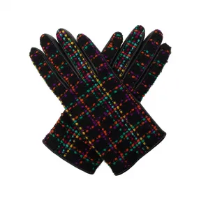 伊夫圣罗兰/Yves Saint laurent 黑色 外层:|Lamb皮质|羊毛|内层:|山羊绒 女士 手套 679587-3YI54-1088