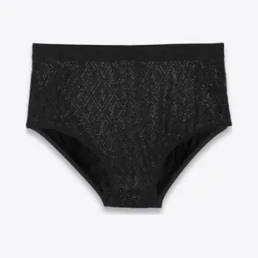 伊夫圣罗兰/Yves Saint laurent Monogram 薄纱针织和水钻内裤 684064Y36DR1001