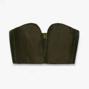 伊夫圣罗兰/Yves Saint laurent 爱心绒面胸衣 684435Y525R3375