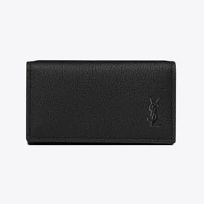 伊夫圣罗兰/Yves Saint laurent cassandre shadow saint laurent粒面皮革纤薄钥匙包 687099DTI0E1000