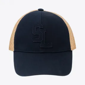 伊夫圣罗兰/Yves Saint laurent SL棉质帆布和仿草棒球帽 6873523YL024165