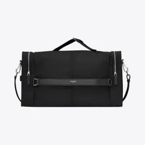 伊夫圣罗兰/Yves Saint laurent 方形再生尼龙和光滑皮革行李包 688285FAAFV1000