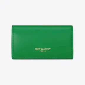 伊夫圣罗兰/Yves Saint laurent Saint Laurent Paris 光滑皮革纤巧钥匙包 6942511JB0J3726