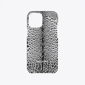 伊夫圣罗兰/Yves Saint laurent agood company iphone 13 pro 豹纹植物保护壳 695700RDT093333