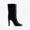 伊夫圣罗兰/Yves Saint laurent camden漆皮靴 7112161TVKK1000