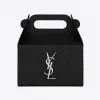 伊夫圣罗兰/Yves Saint laurent 字母标志压印皮革外卖盒袋 732657AABRS1000