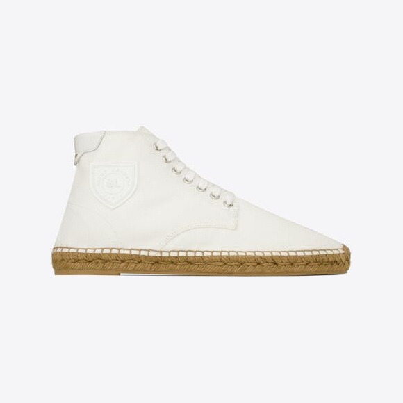 伊夫圣罗兰/Yves Saint laurent damon帆布高帮麻绳底鞋 73767512N909026