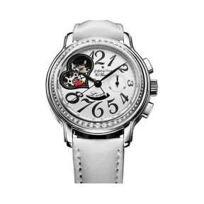 真力时/Zenith 其它系列 精钢镶钻 自动机械机芯 女表 03.1230.4021-31.C546