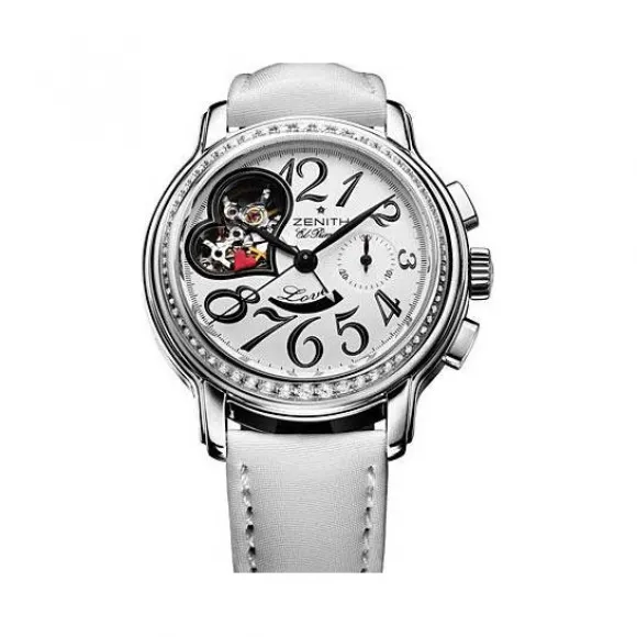 真力时/Zenith 其它系列 精钢镶钻 自动机械机芯 女表 03.1230.4021-31.C546