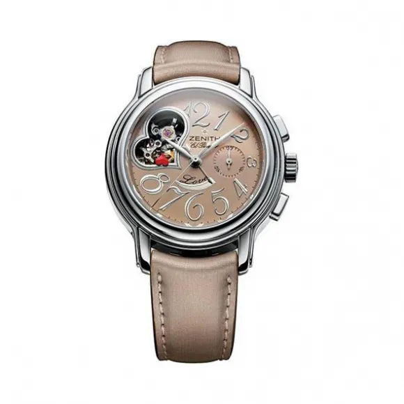 真力时/Zenith 动力储备显示 精钢 自动机械机芯 女表 03.1230.4021-44.C622