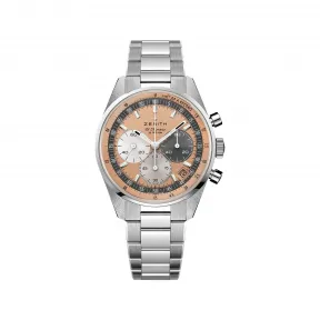 真力时/Zenith CHRONOMASTER 系列 38?mm Steel 自动机械机芯 男表 03.3201.3600-18.M3200