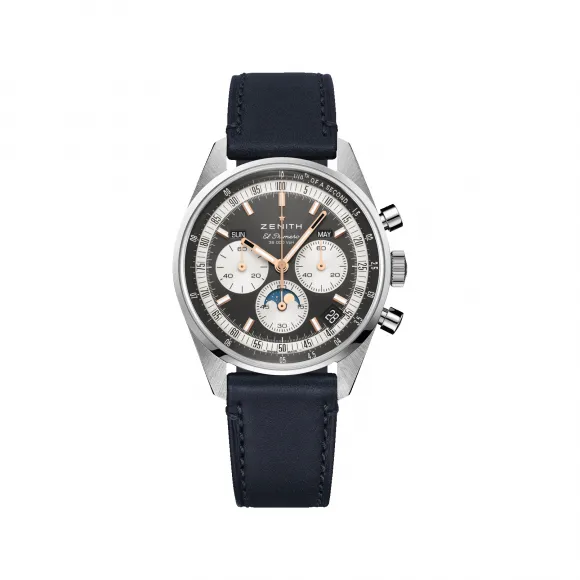 真力时/Zenith CHRONOMASTER旗舰系列Original复兴款全历腕表  03.3400.3610-39.C910