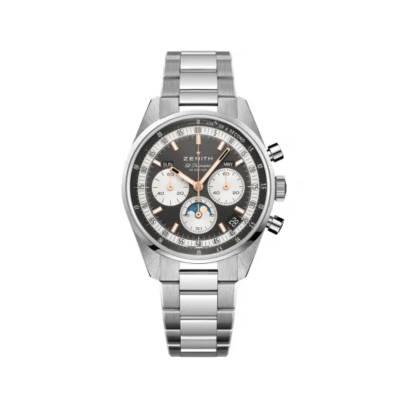 真力时/Zenith CHRONOMASTER旗舰系列Original复兴款全历腕表  03.3400.3610-39.M3200