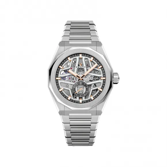 真力时/Zenith DEFY SKYLINE Skeleton镂空天际腕表 41MM 精钢 自动机械机芯 男表 03.9300.3620-80.I001