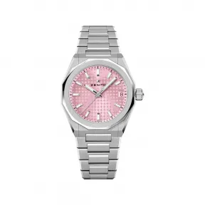 真力时/Zenith DEFY 系列 36 MM 精钢 自动机械机芯 男表 03.9400.670-18.I001