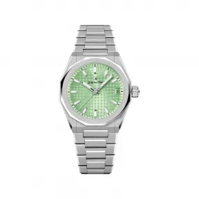 真力时/Zenith DEFY 系列 36 MM 精钢 自动机械机芯 男表 03.9400.670-61.I001