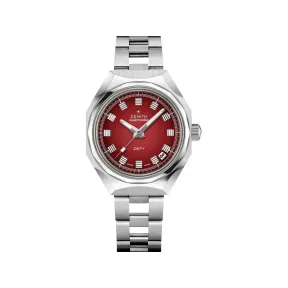 真力时/Zenith DEFY 系列 37 MM 精钢 自动机械机芯 男表 03.A3642.670-3691.M3642