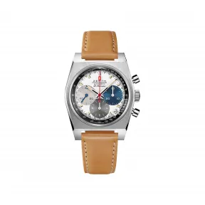 真力时/Zenith CHRONOMASTER旗舰系列 37MM 精钢 自动机械机芯 男表 03.A384.400-3817.C855