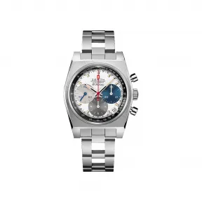 真力时/Zenith CHRONOMASTER旗舰系列 37MM 精钢 自动机械机芯 男表 03.A384.400-3817.M3817