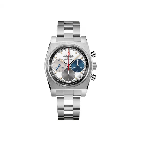 真力时/Zenith CHRONOMASTER旗舰系列 37MM 精钢 自动机械机芯 男表 03.A384.400-3817.M3817