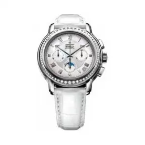 真力时/Zenith Chronomaster系列 不锈钢带钻 自动机械机芯 女表 16.1230.410-80.C664.GB