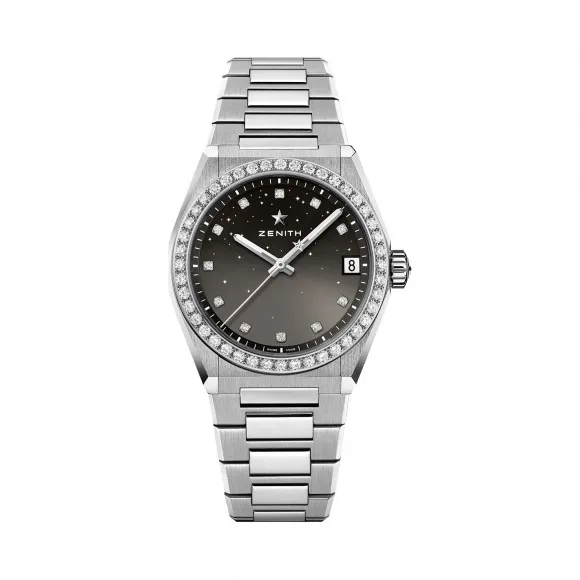 真力时/Zenith DEFY系列 精钢 36毫米 MM 男表 16.9200.670-02.MI001