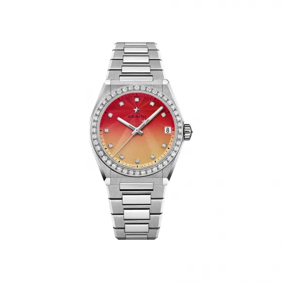 真力时/Zenith DEFY系列 36MM 精钢 自动机械机芯 女表 16.9200.670-33.MI001