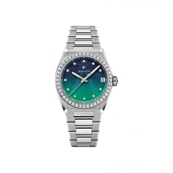 真力时/Zenith DEFY系列 36MM 精钢 自动机械机芯 女表 16.9200.670-34.MI001