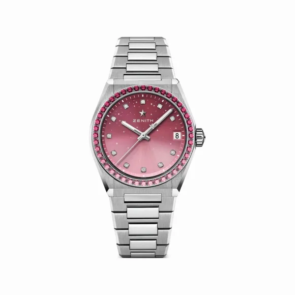 真力时/Zenith Defy 36.00 MM 不锈钢 手动机械机芯 女表 16.9201.670-10.MI001