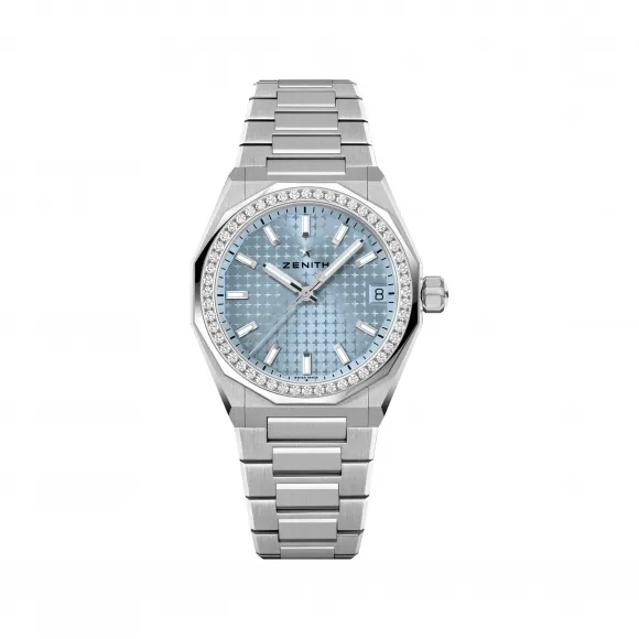 真力时/Zenith DEFY 系列 36 MM 精钢 自动机械机芯 男表 16.9400.670-15.I001