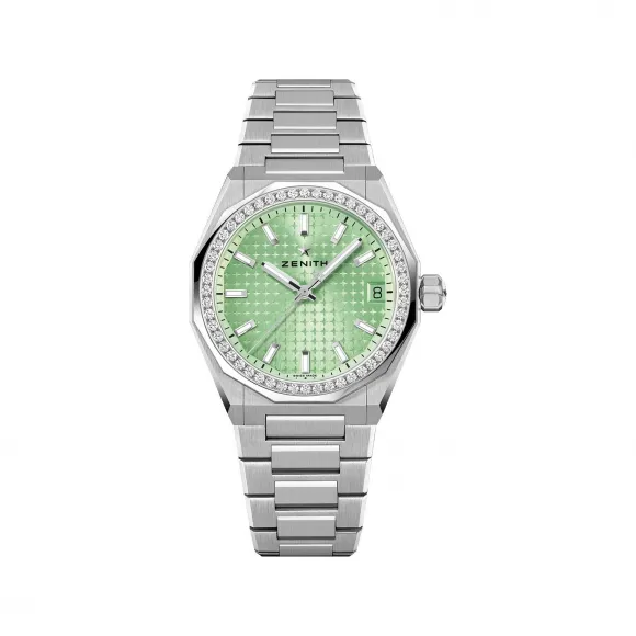 真力时/Zenith DEFY 系列 36 MM 精钢 自动机械机芯 男表 16.9400.670-61.I001