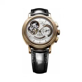 真力时/Zenith Chronomaster 18K 玫瑰金 自动机械机芯 男表 18.0240.4023-01.C495