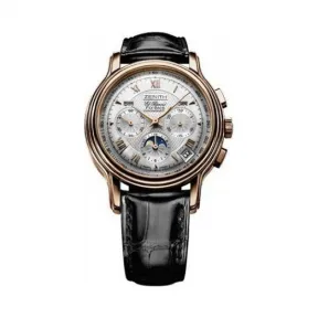 真力时/Zenith Chronomaster Moonphase 18kt 玫瑰金 自动机械机芯 男表 18.1240.4001-01.C495.GB