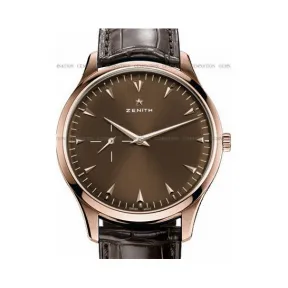 真力时/Zenith 传承 18k玫瑰金 自动机械机芯 男表 18.2011.681-75.C498