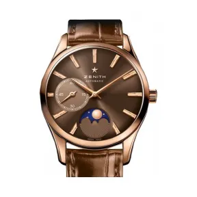 真力时/Zenith 菁英系列 18k玫瑰金 自动机械机芯 女表 18.2310.692-75.C709