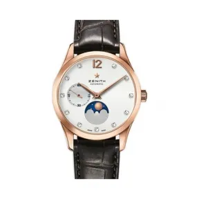 真力时/Zenith 菁英系列 18k玫瑰金 自动机械机芯 女表 18.2311.692-03.C498