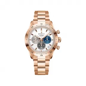 真力时/Zenith 41MM 18kt 玫瑰金 自动机械机芯 男表 18.3101.3600-69.M3100