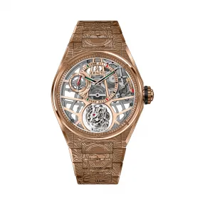 真力时/Zenith Defy系列 玫瑰金 手动机械机芯 18.9001.8812-76.M9001