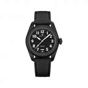 真力时/Zenith 飞行员系列 系列 40 MM 哑光陶瓷 自动机械机芯 男表 49.4000.3620-21.I001