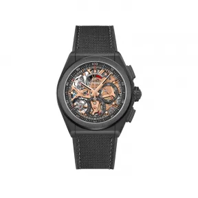 真力时/Zenith Defy 44.00 MM 陶瓷 自动机械机芯 男表 49.9005.9004.72.R921