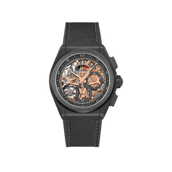 真力时/Zenith Defy 44.00 MM 陶瓷 自动机械机芯 男表 49.9005.9004.72.R921