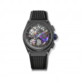 真力时/Zenith Defy 44.00 MM 陶瓷 自动机械机芯 男表 49.9008.9004.49.R782