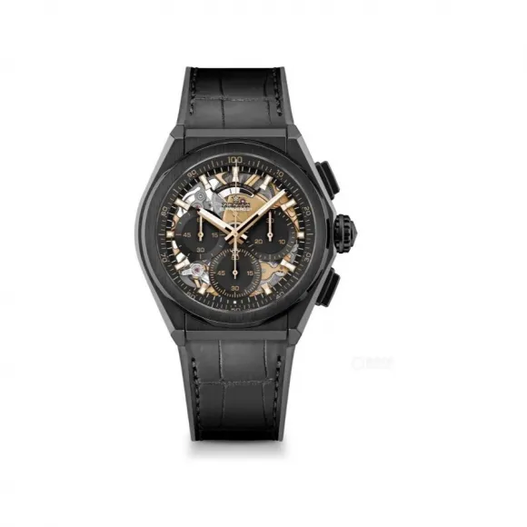 真力时/Zenith Defy 44.00 MM 陶瓷 自动机械机芯 男表 49.9011.9004-18.R582