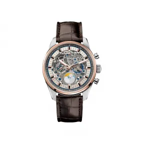 真力时/Zenith 旗舰系列 精钢及18K玫瑰金 自动机械机芯 男表 51.2530.4047-78.C810