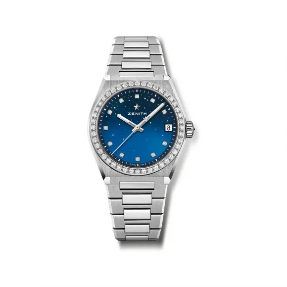 真力时/Zenith Defy 36.00 MM 不锈钢 手动机械机芯 女表 6.9200.670-01.MI001