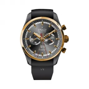 真力时/Zenith El Primero系列 18k玫瑰金 自动机械机芯 男表 78.2050.4026-91.R530